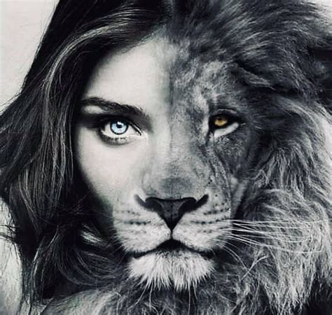 Inspire Me, Portrait Face Lion Half, King Lion, Face to Face | Lion art, Lion pictures, Face art ...