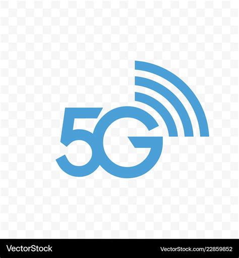 5g internet network logo icon Royalty Free Vector Image