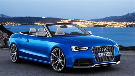 audi cabriolet blue