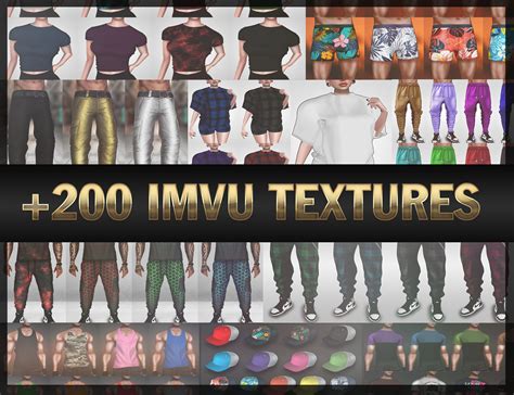 IMVU 200 Texture Pack - Etsy Australia