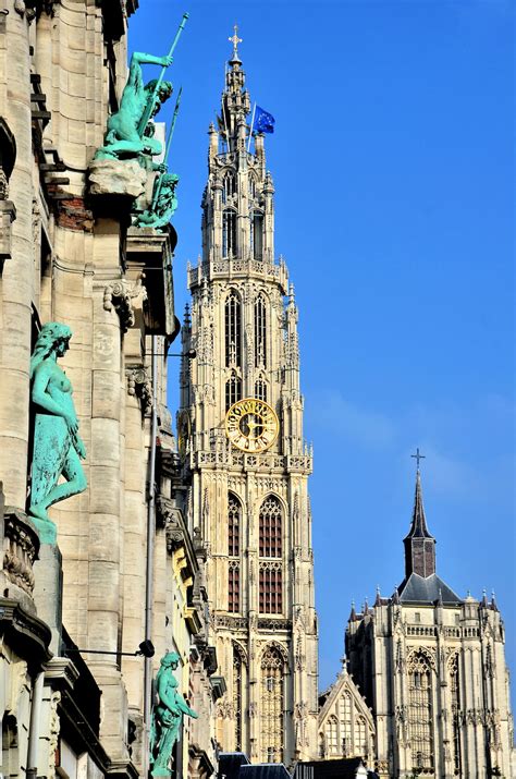 Cathedral of Our Lady from Suikerrui in Antwerp, Belgium - Encircle Photos