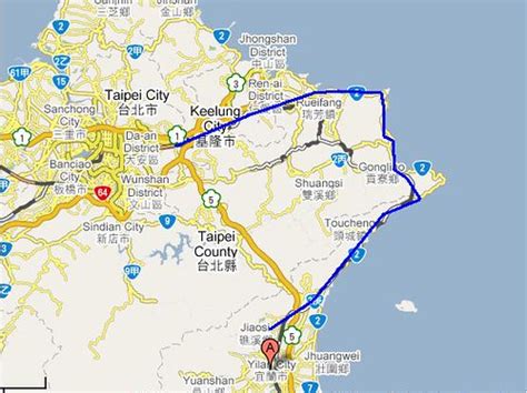 Taiwan Map Keelung