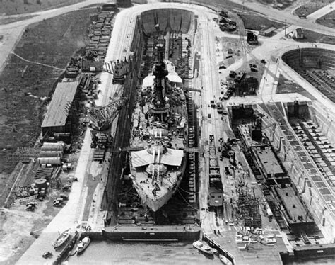 USS Texas in drydock | World War Photos