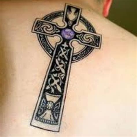 Celtic Cross Tribal Tattoo