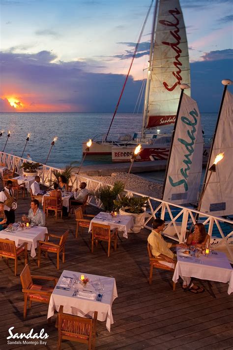 Sunset, sailing and supper. Sandals Montego Bay in Jamaica is ...