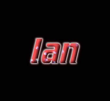 Ian Logo | Free Name Design Tool from Flaming Text