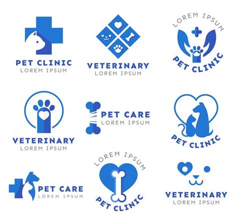 pet hospital logo vector ai for Free Download | 로고 디자인