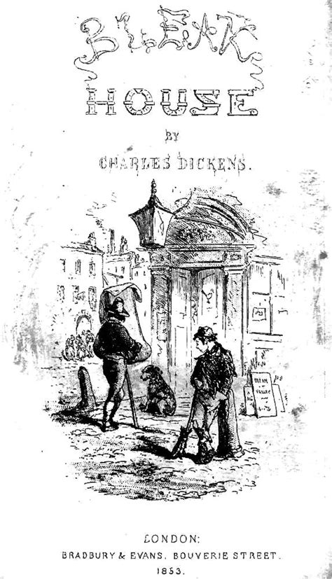 Illustrations by "Phiz" (Hablot Knight Browne) for "Bleak House" (1853)