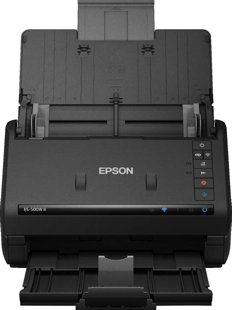 Epson WorkForce ES-500W II Wireless Duplex Desktop Document Scanner ...