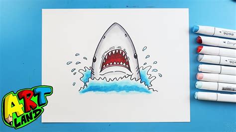 Shark Jaws Drawing