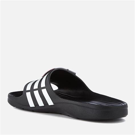 adidas Swim Duramo Slide Sandals in Black - Lyst