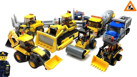 LEGO Construction Vehicles MOC's + Sets - YouTube