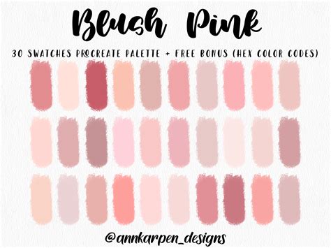 Blush Pink Color Code