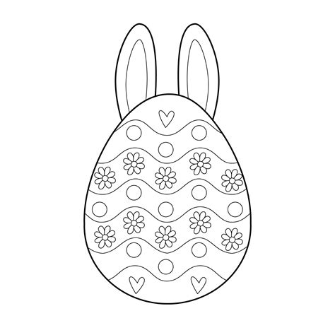 Adult Easter Egg Coloring Pages - 10 Free PDF Printables | Printablee