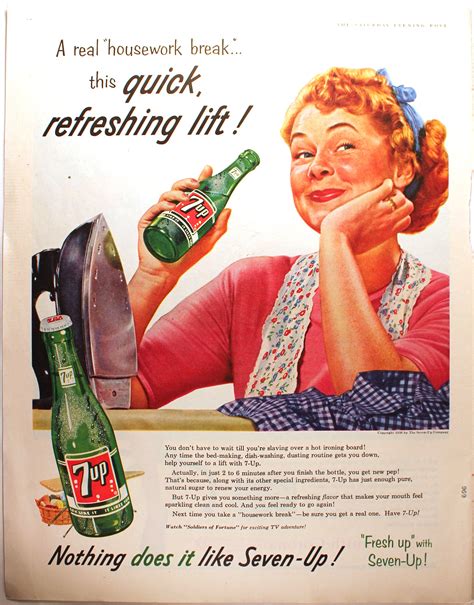 1956 Seven-up Ad Vintage Ad/ 7up/ fresh Up With Seven-up/ Cool Men's ...