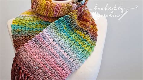 Crochet Jewelspun Scarf — Hooked by Robin