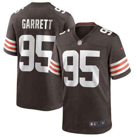 Men's Cleveland Browns Myles Garrett Nike Brown Game Player Jersey