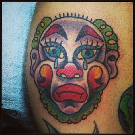 Clowns are always crying Old School Tattoo, Clowns, Traditional Tattoo ...