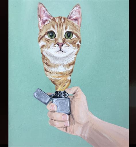 “Cursed” by Danial Ryan | Cat art, Internet cats, Art