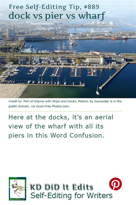 Word Confusion: Dock vs Pier vs Wharf • KD Did It