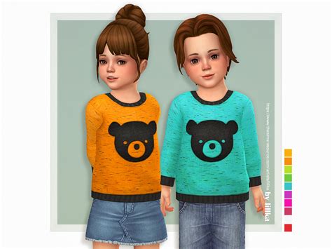 Toddler Jeans, Toddler Dress, Sims 4 Toddler, Toddler Girls, Bear ...