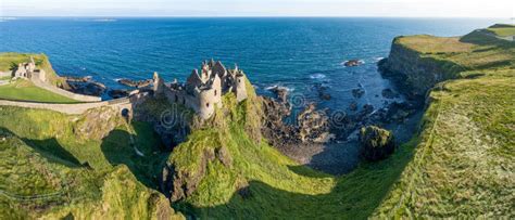 Ruins of Dunluce Castle in Northern Ireland, UK Stock Photo - Image of ...