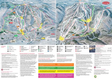 Mappa delle piste da sci a Tremblant