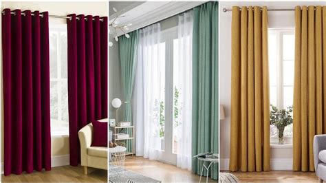 Elegant Plain Curtain Designs// Parda Designs For Bedroom// Curtain ...