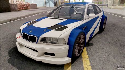 BMW M3 GTR NFS Most Wanted pour GTA San Andreas