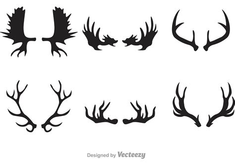 Deer Antler Vector Art, Icons, and Graphics for Free Download