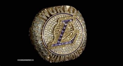 Next Level: The Lakers 2020 Championship Ring Is One Of A Kind! (Most ...