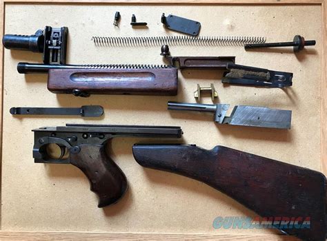 WW2 Thompson 1928 gun parts kit for sale