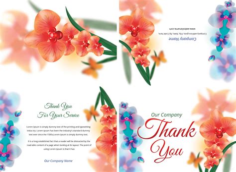 Thank You Card Psd Template Free - Printable Templates