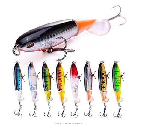 China New Design Hard Lurefishing Lure Whopper Plopper with Floating Rotating Tail Topwater Bait ...