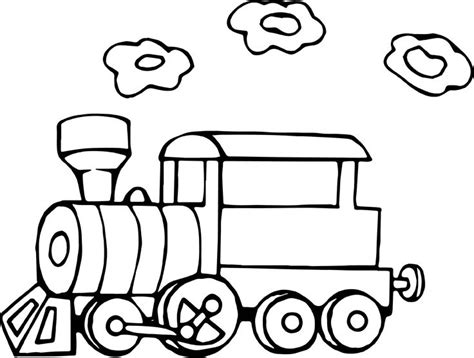 Free Printable Steam Train Coloring Pages