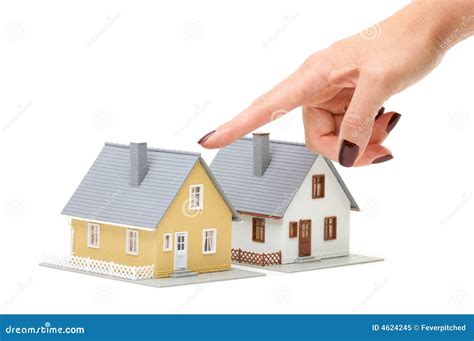 Choosing a Home stock image. Image of ownership, pointing - 4624245