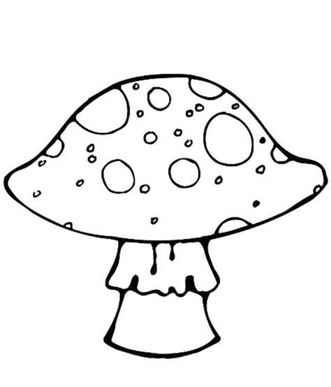 Printable Mushroom Coloring Pages For Kids