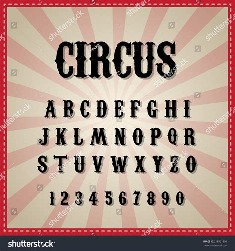 Vintage Circus Font - Mature Milf