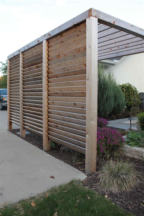 16 Incredible Patio Divider Walls for Your Home | Backyard privacy ...