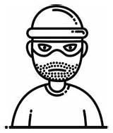 Robber coloring Page  Free Printable Coloring Pages sketch template