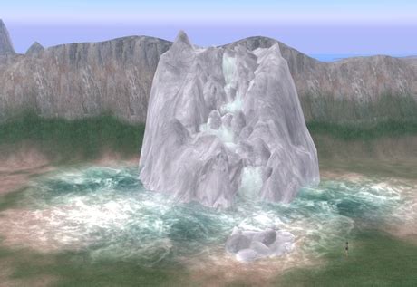 Second Life Marketplace - Anshe Chung Winter waterfall 1 1.0 scripted