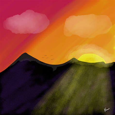 Mountain Sunrise on Behance