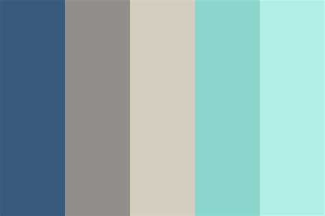 Blue Teal Neutral Color Palette