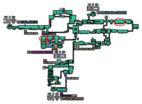 All Vista Points location. Red cirecles indicates rooms where the Vista ...