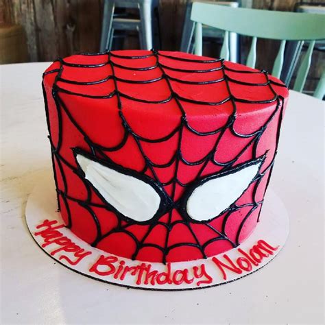 Simple spiderman cake - Hayley Cakes and Cookies Hayley Cakes and Cookies