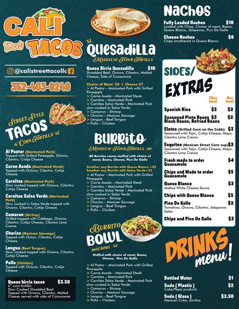 Cali Street Tacos – Authentic Street Tacos in Spring Hill Florida