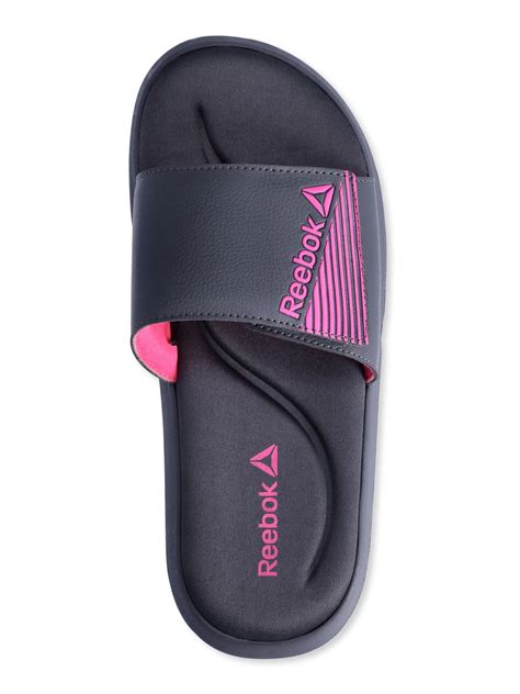 Reebok Women’s Adjustable Memory Foam Slides - Walmart.com