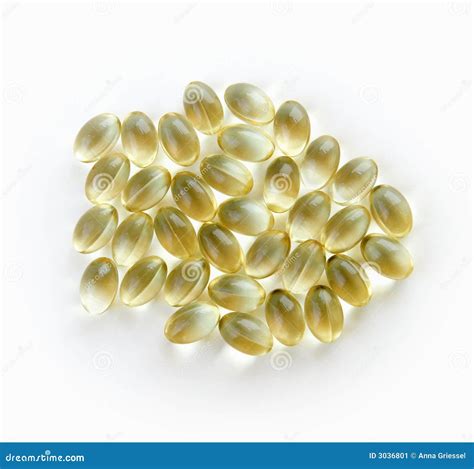 Vitamin E Gel Caps Stock Image - Image: 3036801