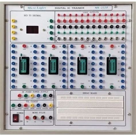 Digital IC Trainer Kit, For Educational and Laboratory, Model Name ...