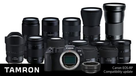 Notice about compatibility for Canon EOS RP with Tamron lenses for ...